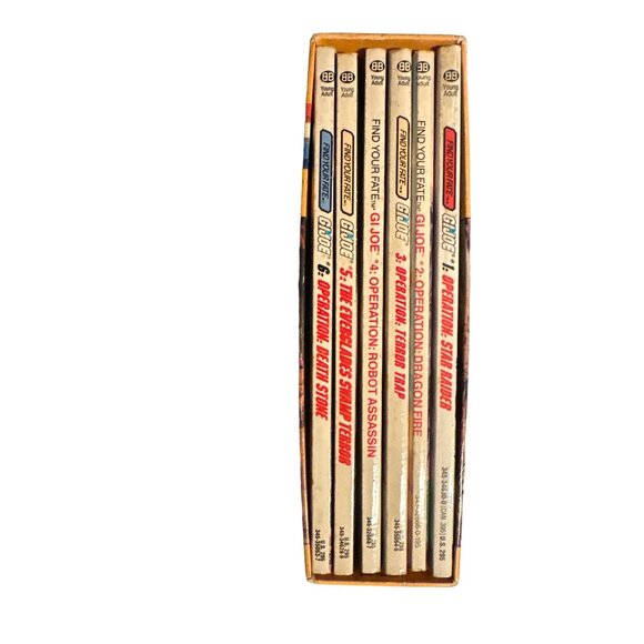 Vintage G.I. Joe Find Your Fate Adventure Books Set Of 6 1980s with box - Picture 8 of 8